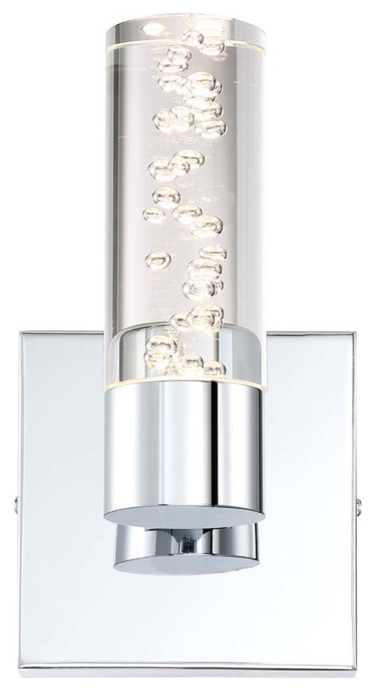 H2O LED Bathroom Light, Chrome Contemporary Bathroom Vanity Lighting by Arnsberg Houzz