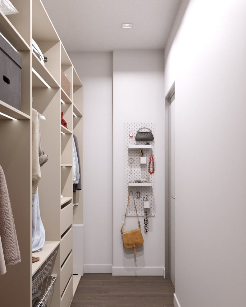 Визуализация гардеробной комнаты