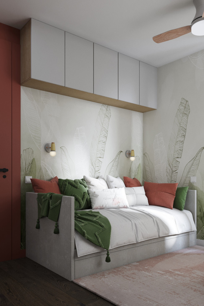 ЖК Серебряный парк, современный интерьер с элементами Эко-стиля