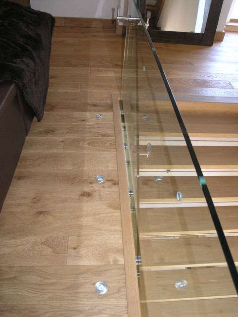 Old Mill Conversion rustic-staircase
