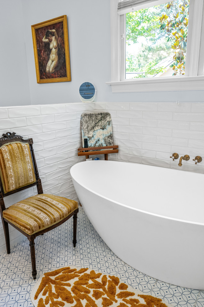 Blue Cary Bathroom