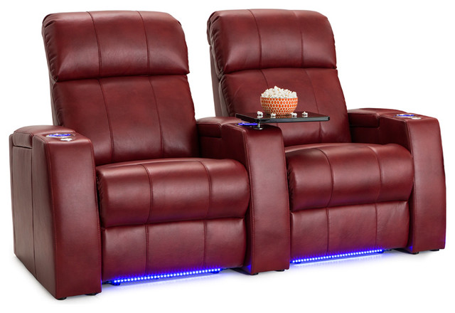 Seatcraft Sonoma Leather Gel Home Theater Seating Red Seatcraft Sonoma Leather Gel Home Theater Seating Red Row Of 2
