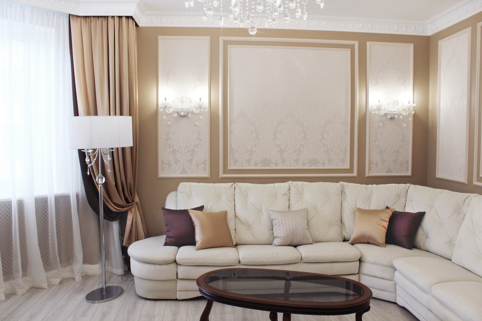 Квартира в классическом стиле с элементами ар-деко