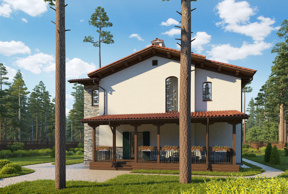 проект дома в СРЕДИЗЕМНОМОРСКОМ стиле