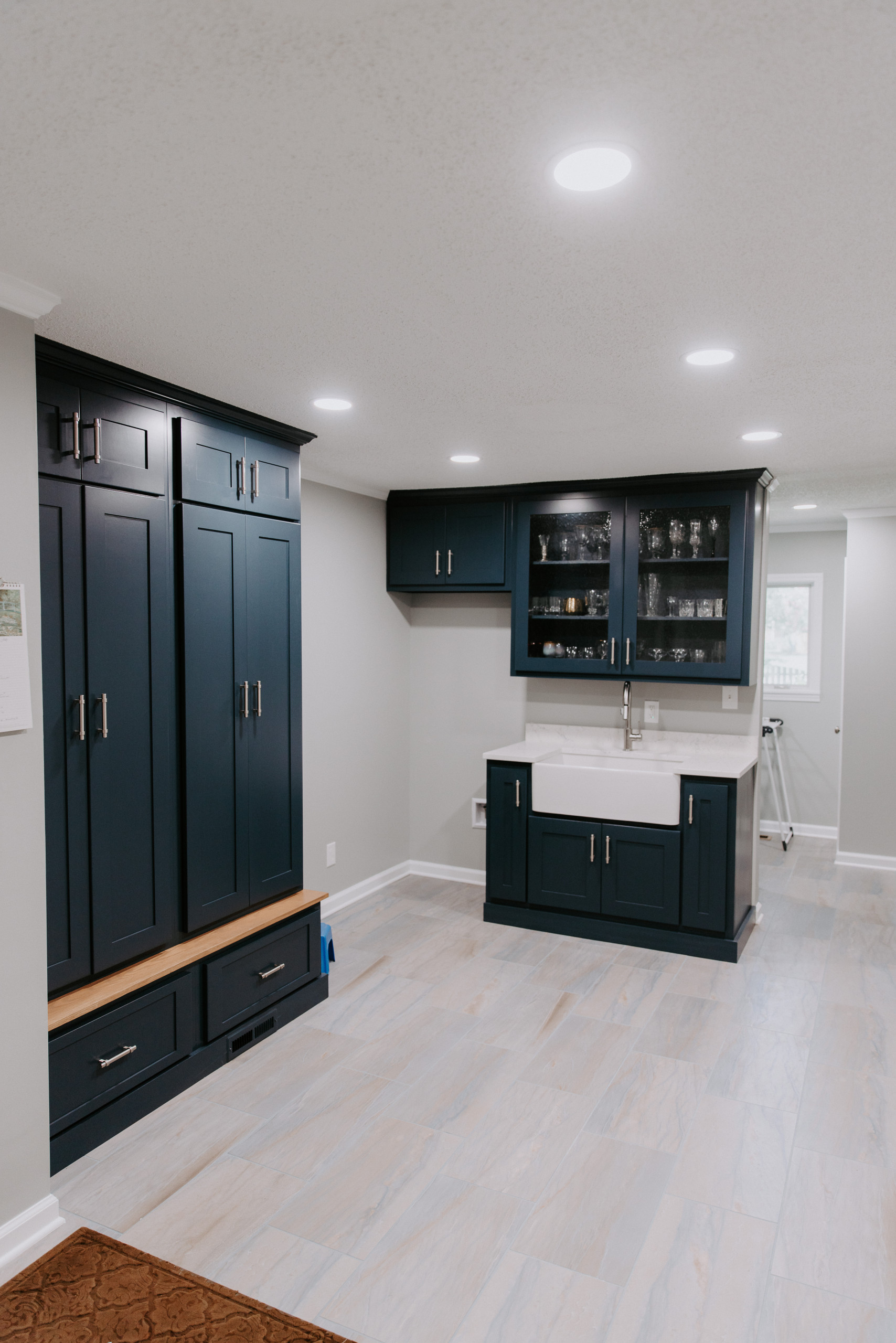Built-ins + Mudroom\ Laundry Room Remodel