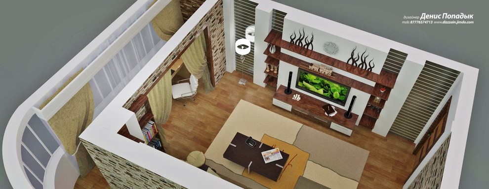 Дизайн интерьера квартиры (для семьи с одним ребенком)