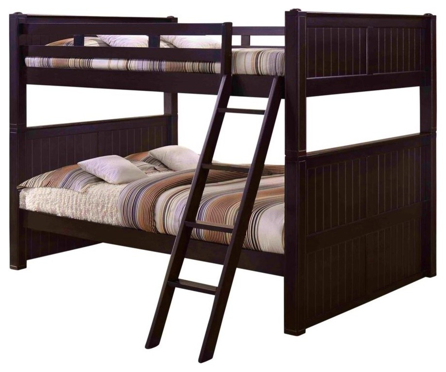 Foster Queen Size Bunk Beds With Twin, Queen Size Double Bunk Beds