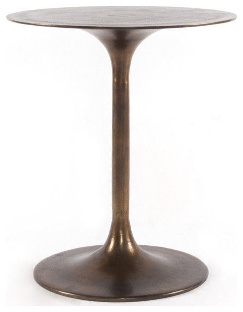 Pearl Side Table- Antique Rust mid-century-beistelltische