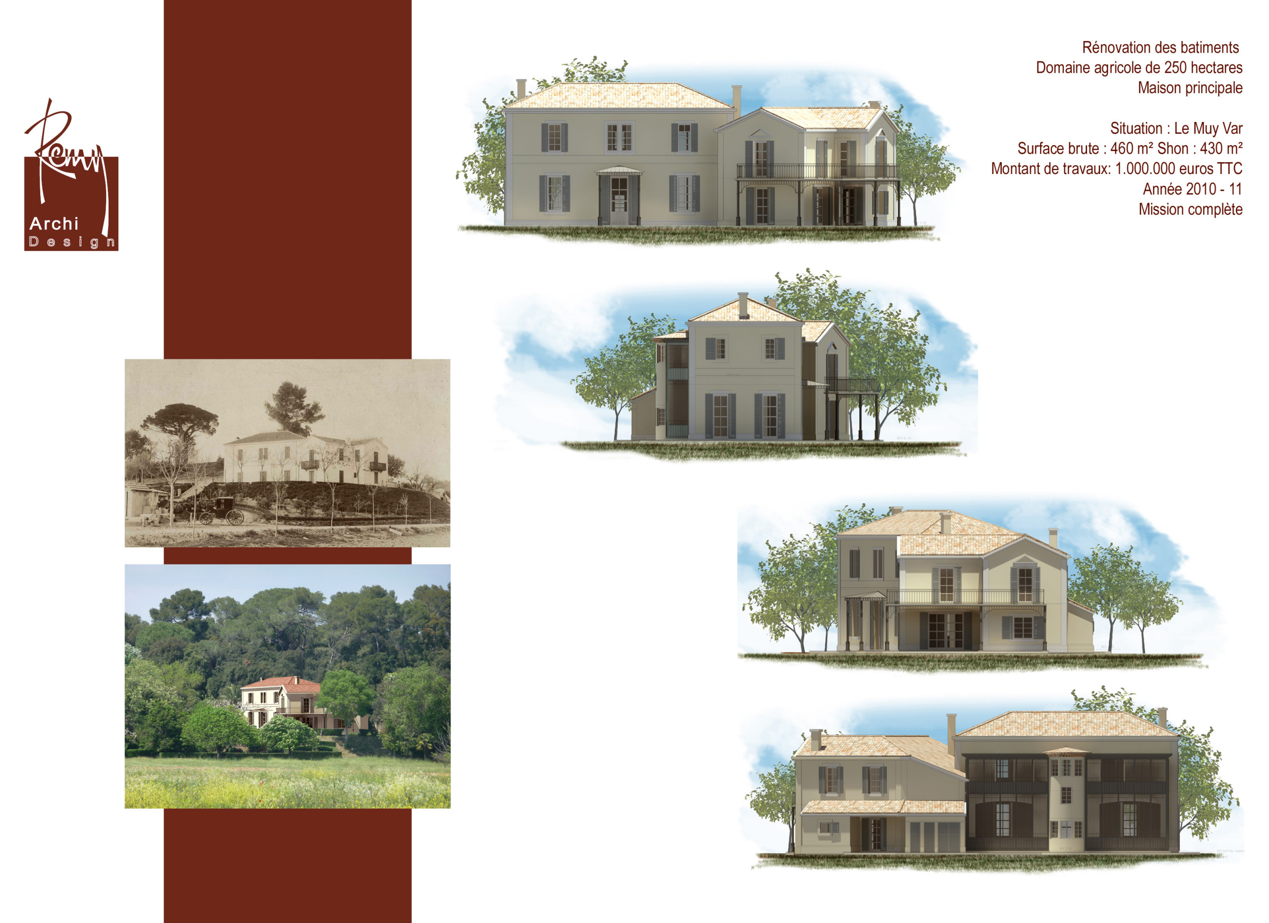 Projet villa sud de la France