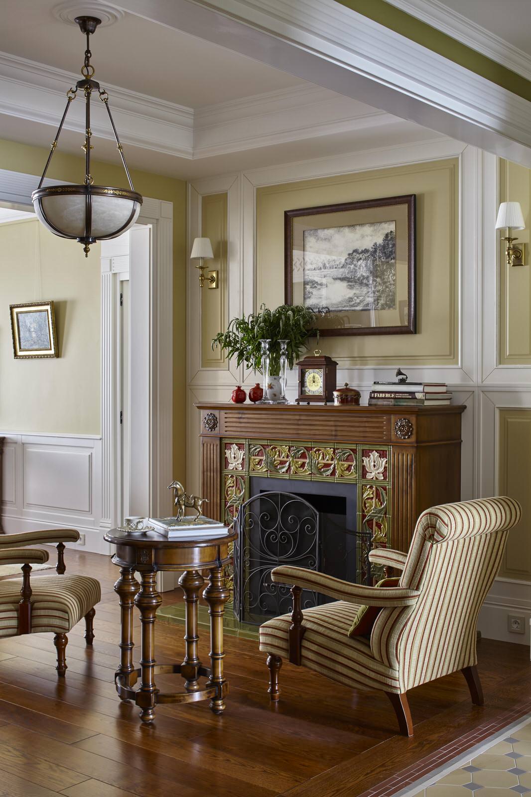 Фотосъемка интерьера квартиры на Весковском переулке для SALON Классика