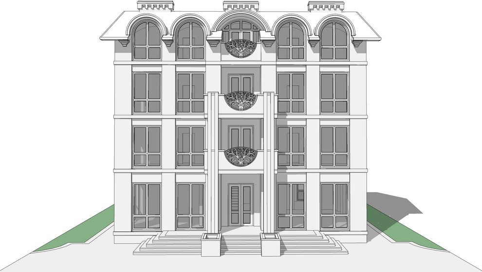 Многоквартирный дом клубного типа 001