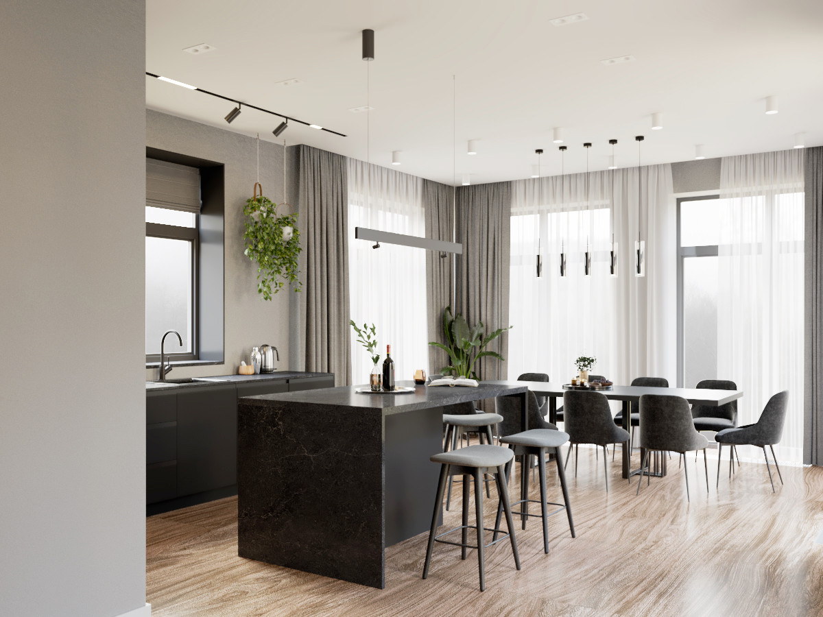 Дом у леса в Подмосковье