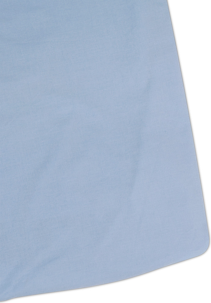 Gerber Woven Cotton Crib Sheet, Blue
