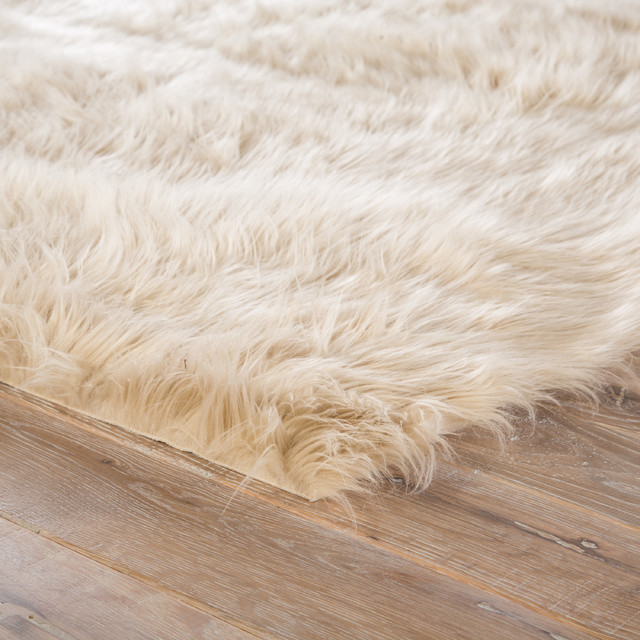 Jaipur Living Heron Solid Cream Area Rug 2 X3