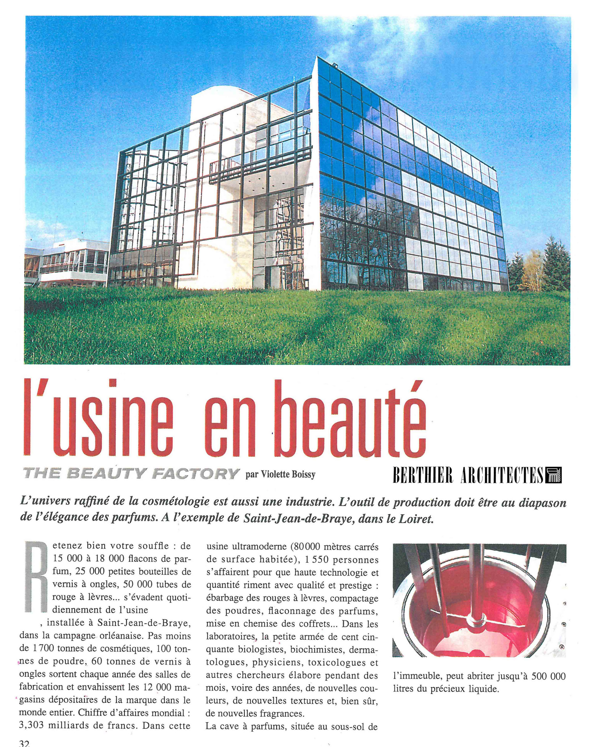 Site Industriel R&D Parfums - Loiret