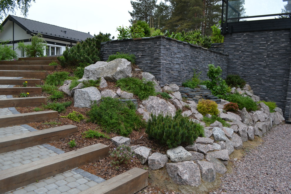 Подпорные стенки и альпинарий