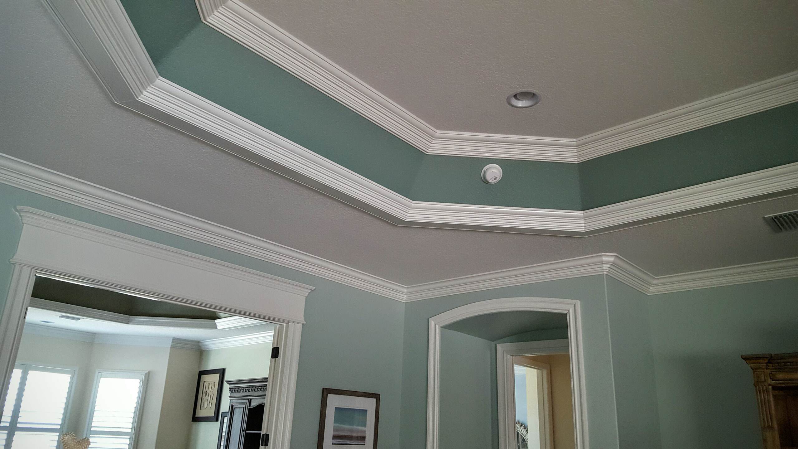 Custom Woodwoorking by JSR Trim Carpentry & Remodeling, Painted by Steve Kling