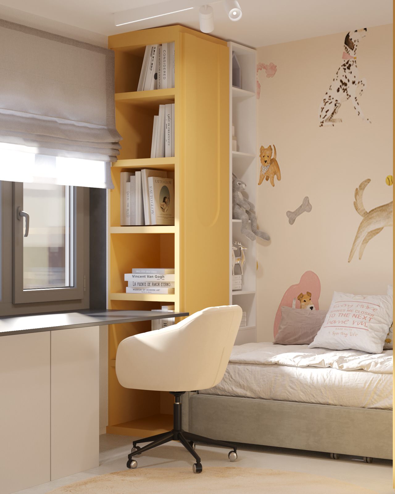 Дизайн проект для семьи из четырех человек