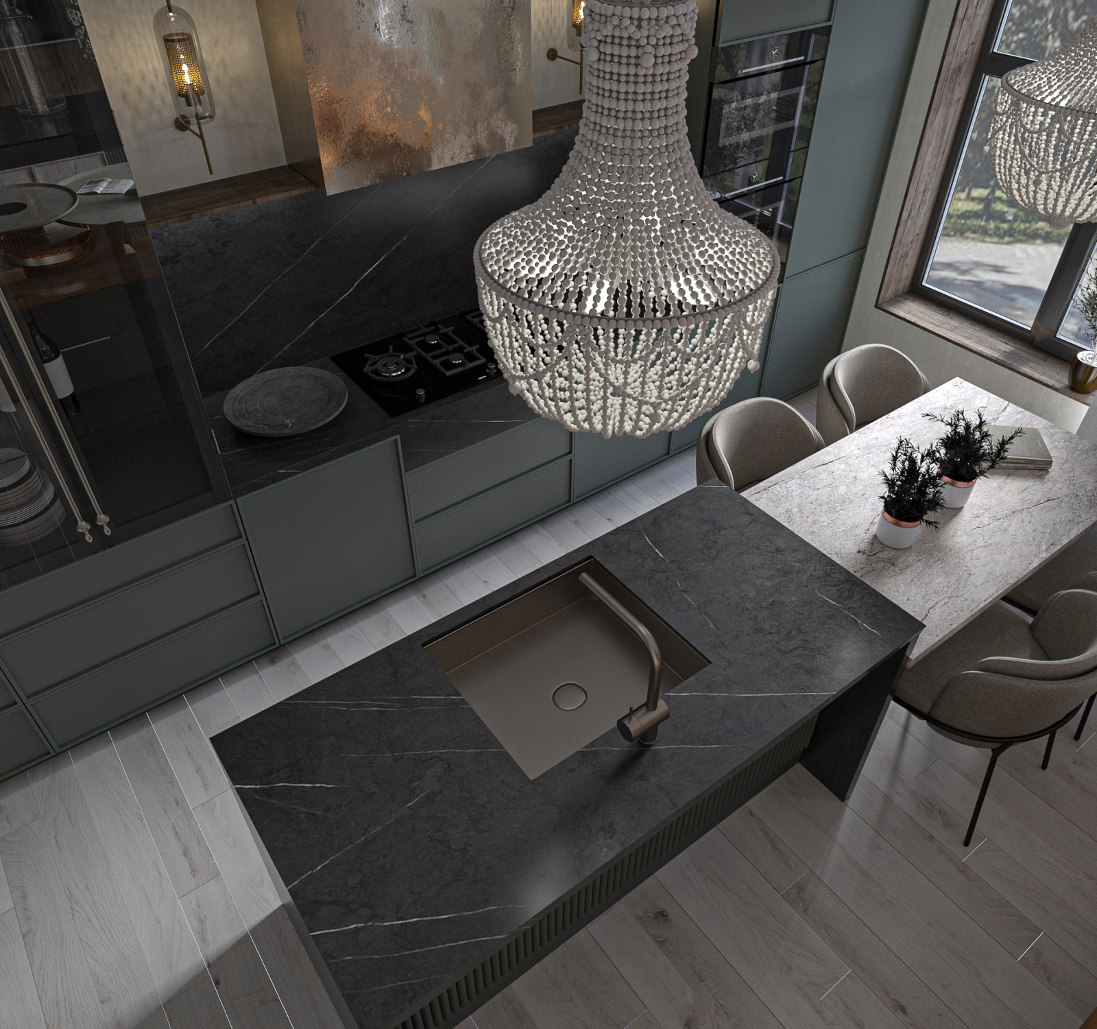 Проект квартиры в современном стиле.