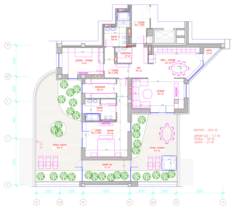 Планировка в деталях.