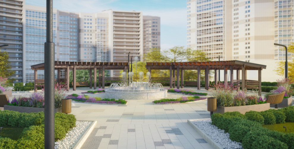 прилегающая территория ЖК