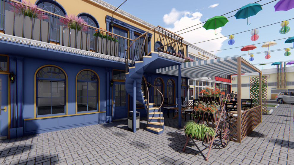 Архитектурный дизайн-проект "Французский Бульвар" в г. Волжский