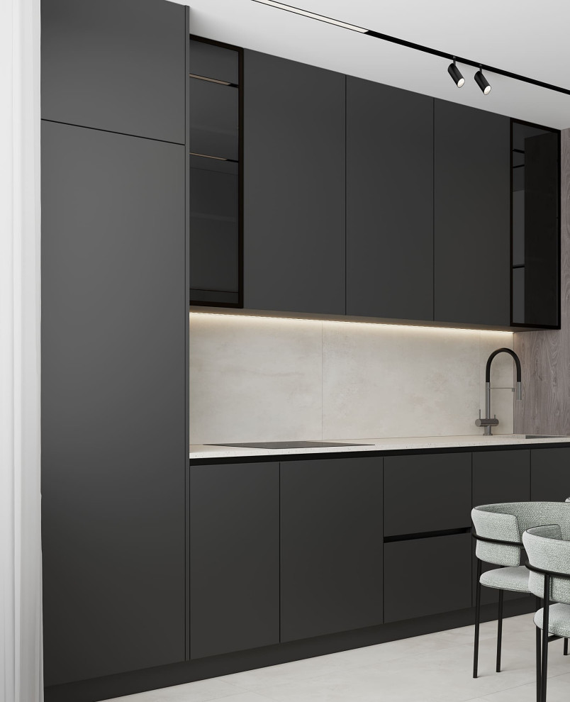 Дизайн-проект квартиры для семейной пары в современном стиле