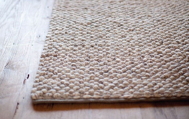 Thick Rugs Roselawnlutheran Thick Knotted Wool Rug Beige Modern By Linie Scandinavian Area Rugs