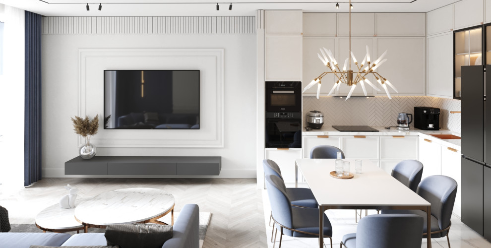 КВАРТИРА В НЕОКЛАССИЧЕСКОМ СТИЛЕ