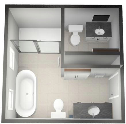 Arden Hills Bathroom Remodel: Combining Two Outdated Bathrooms Into a Modern Primary Suite