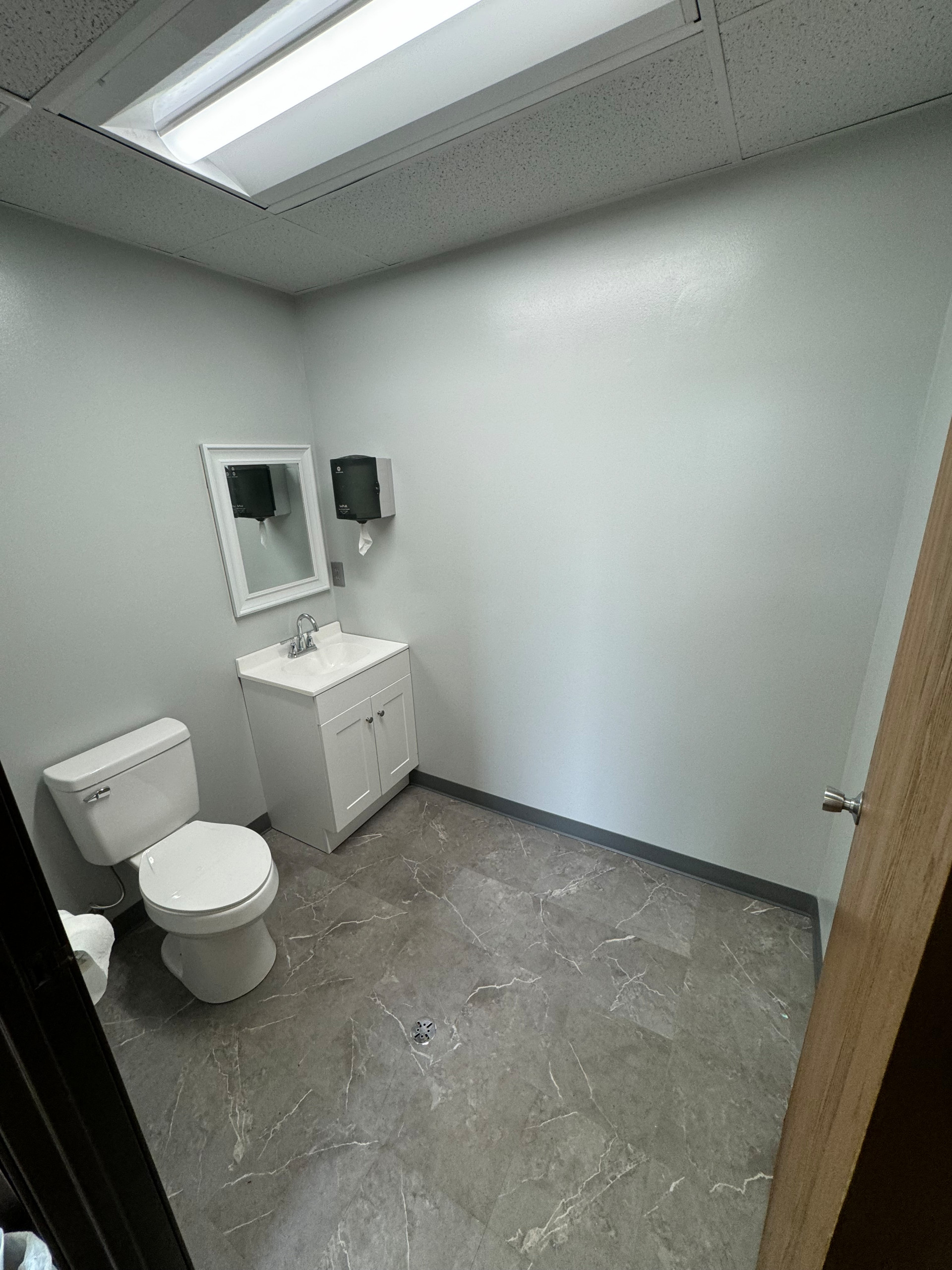 Local Metal Shop Bathroom Remodel
