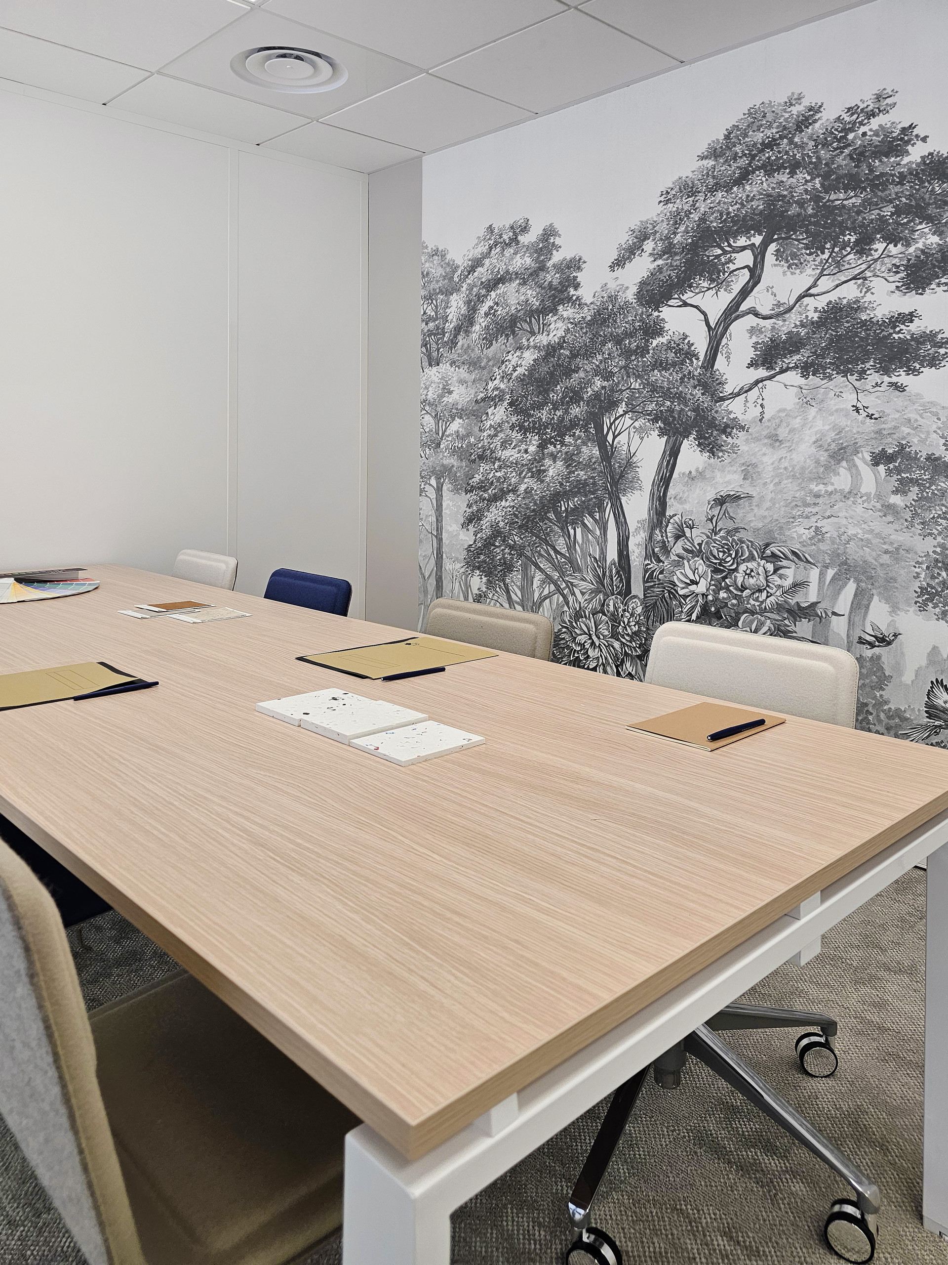 Rénovation d'un plateau de bureau témoin