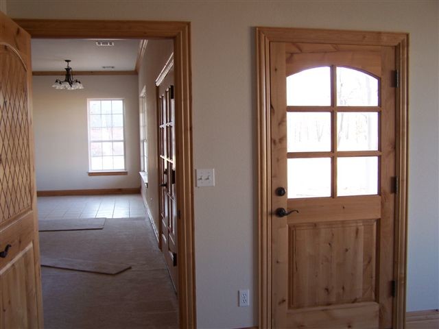 Example of an arts and crafts open concept home design design in Oklahoma City