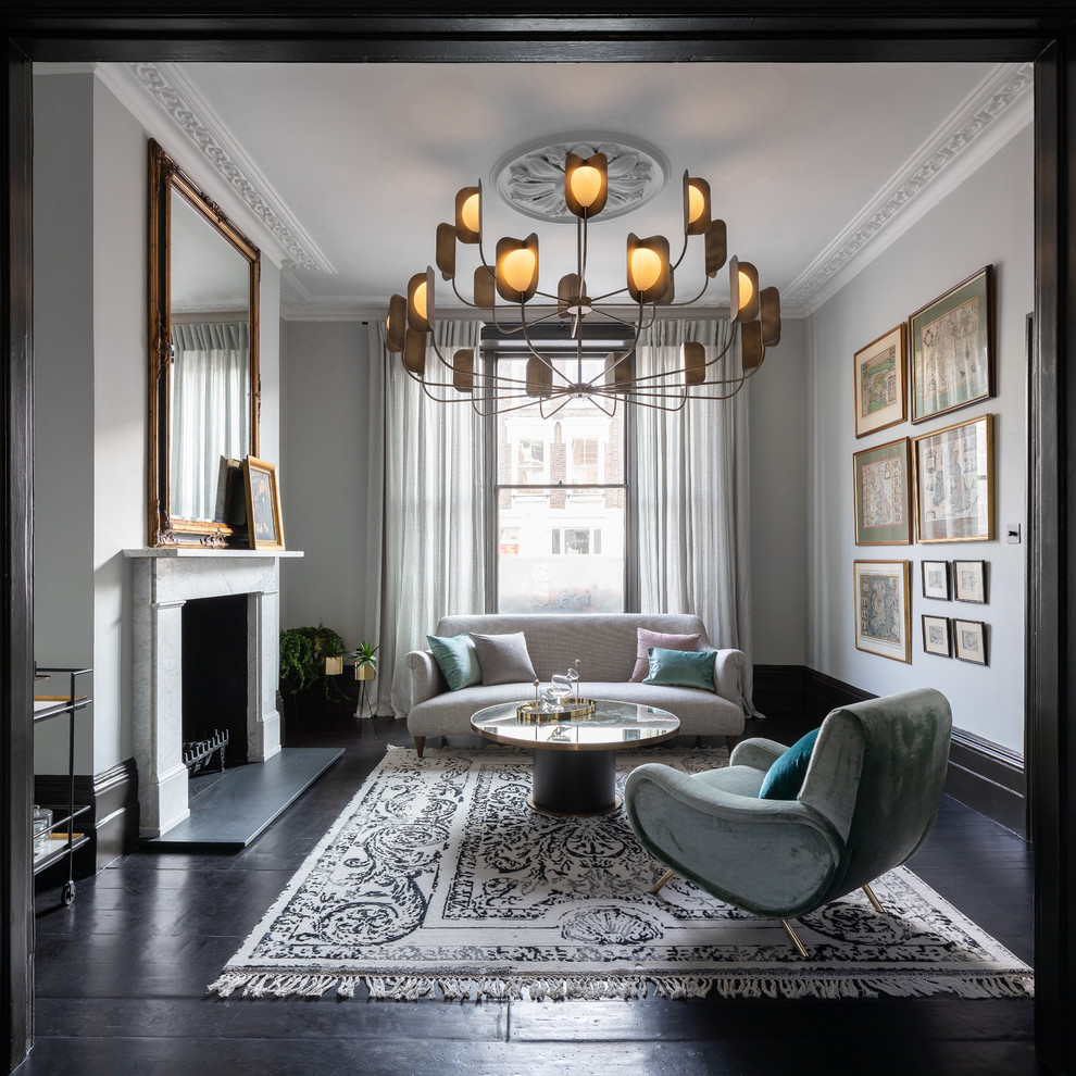 Inspiration for a victorian living room in London.