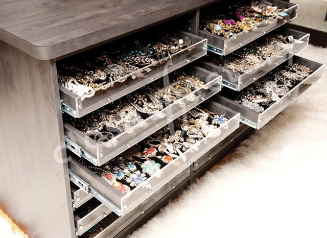 Fabulous Closet Factory Custom Jewelry Trays Contemporary