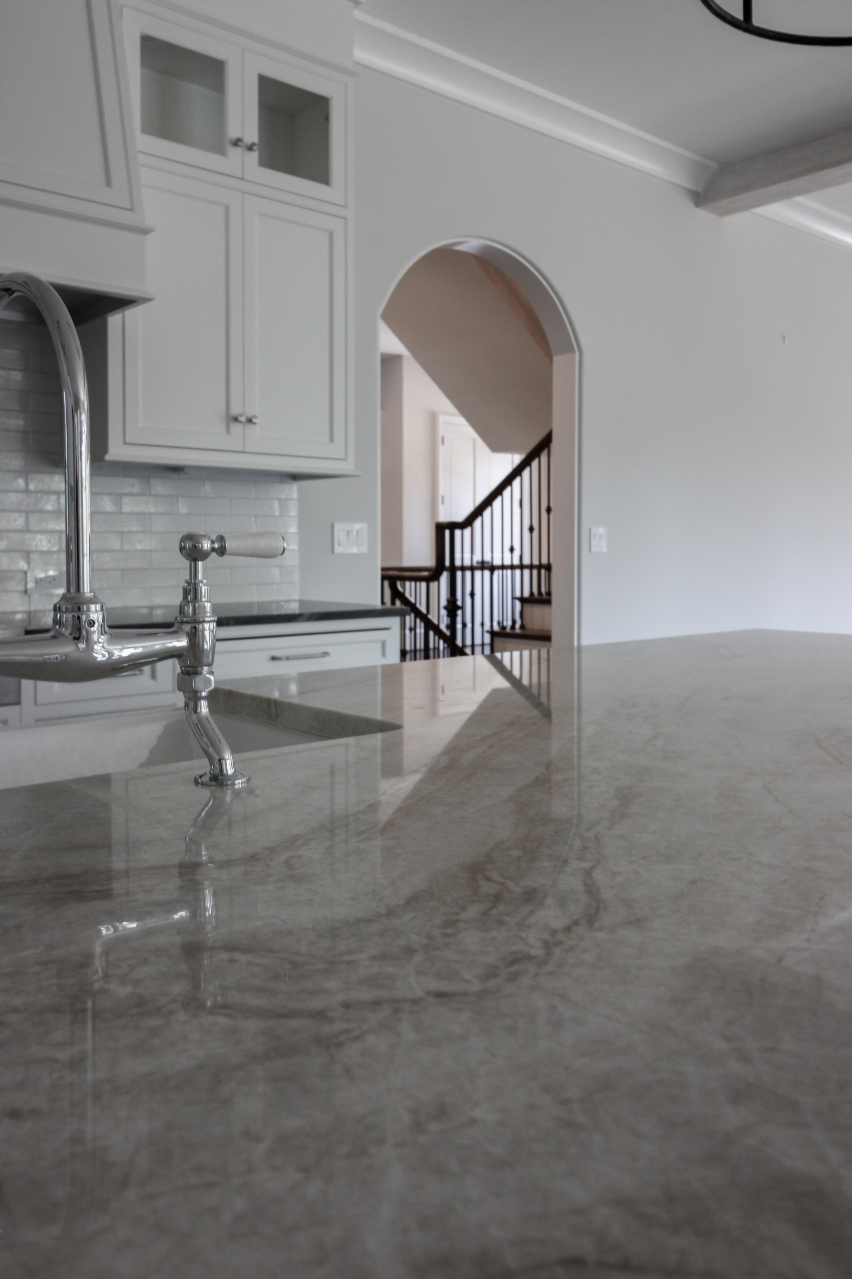 86_ Gorgeous Floating Curved Staircase, McLean VA 22066