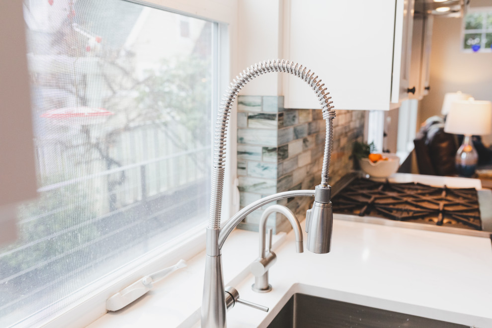 Inspiration for an eclectic home design remodel in Seattle