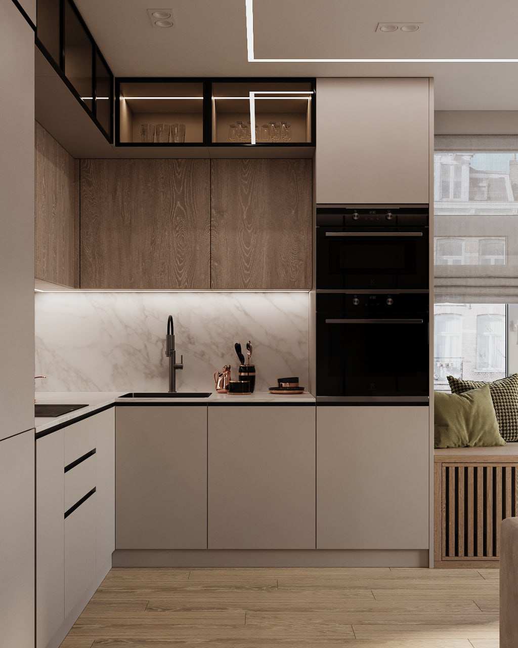 Дизайн-проект квартиры 60 кв.м в современном стиле