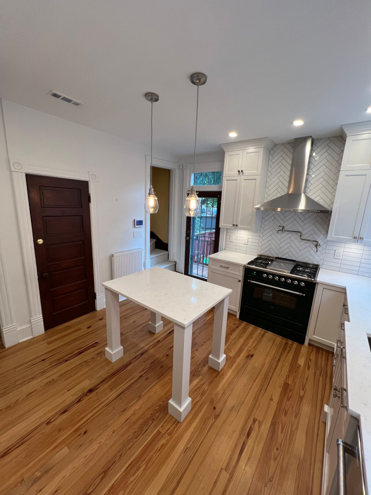Mt. Pleasant kitchen in NW DC row home