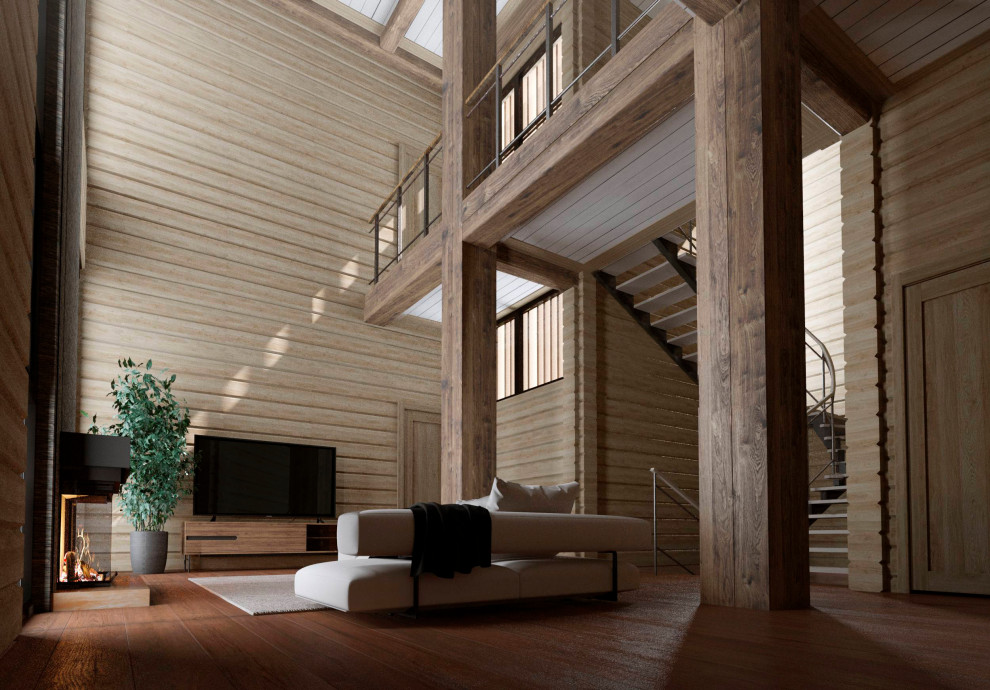 Дизайн деревянных домов в Подмосковье