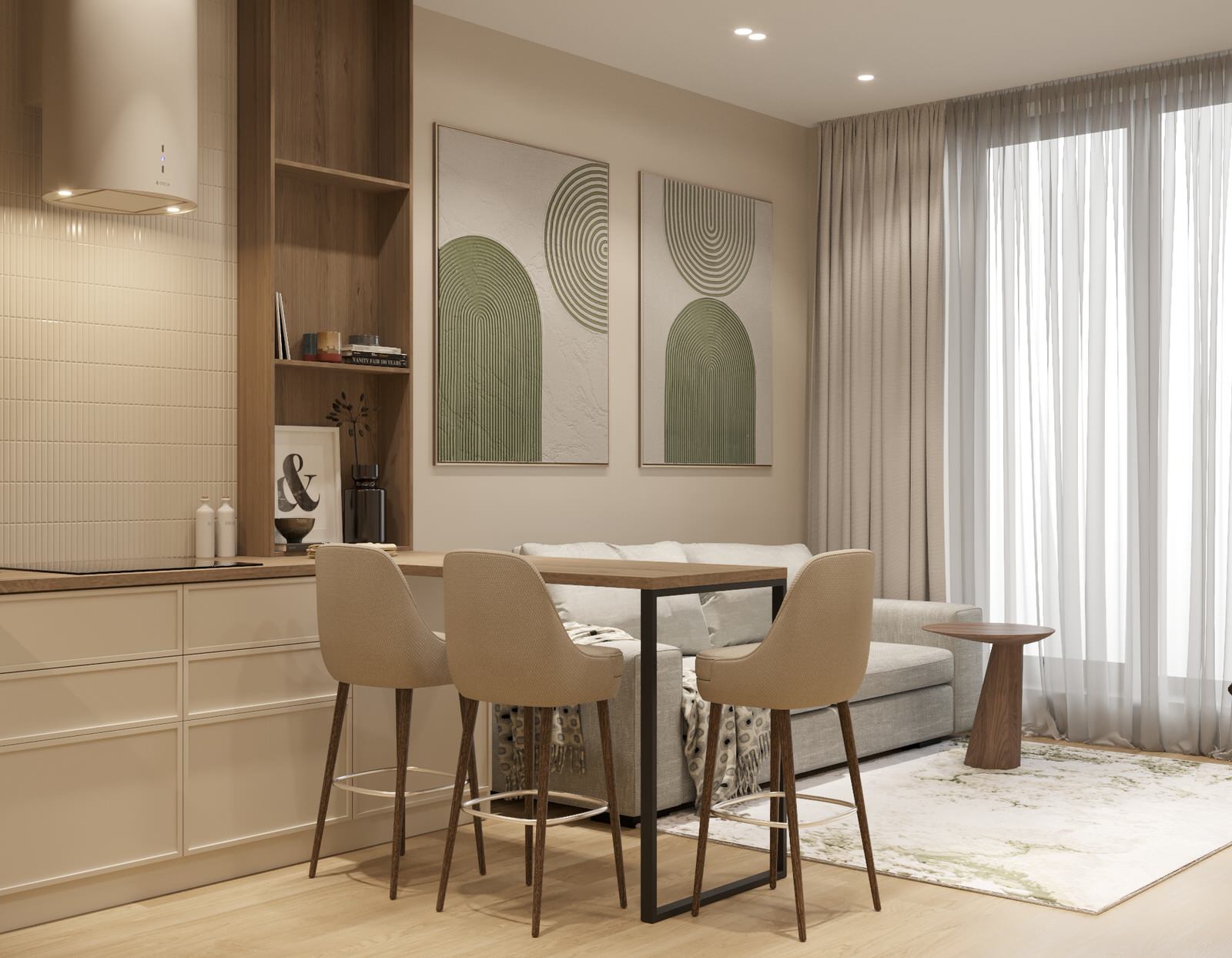 Мягкий нтерьер для леди.