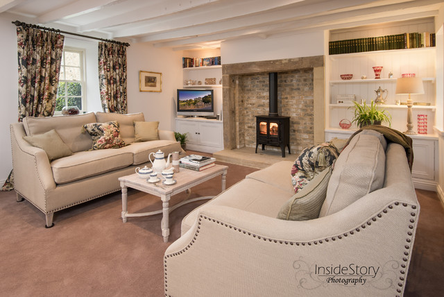 Mill Cottage Eglingham traditional-living-room