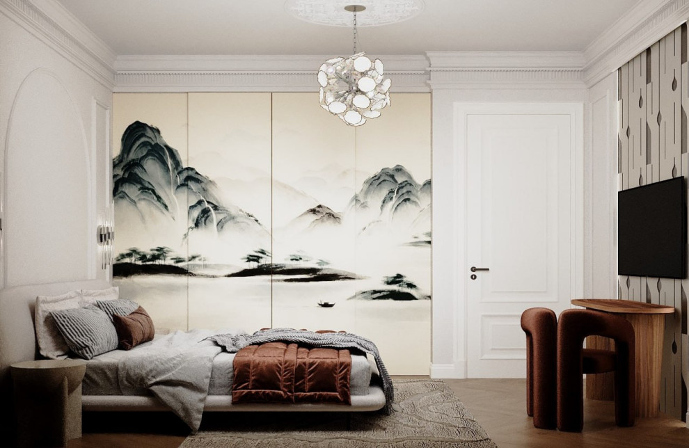 Дизайн интерьера дома в стиле Нео-классика с элементами дизайнерских решений