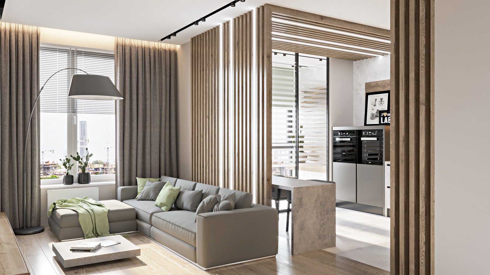 Гостиная-диванная зона