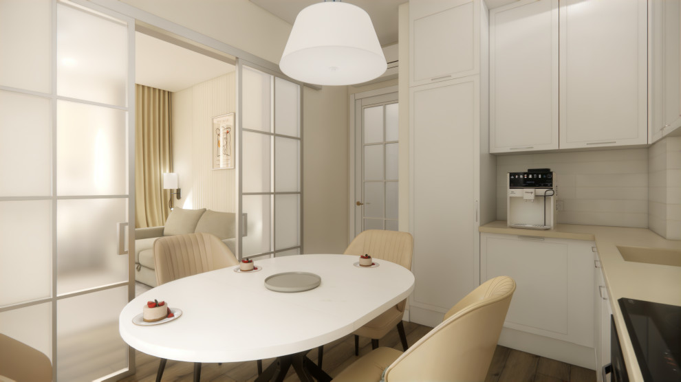 Квартира в ЖК Кристалл: новая классика