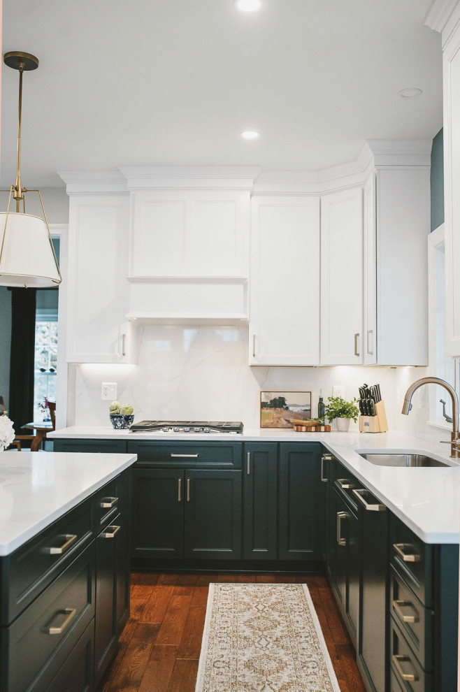 Example of a transitional kitchen design in Baltimore
