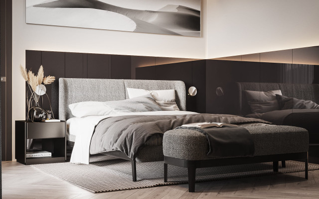 Apartment in Berlin contemporaneo-camera-da-letto