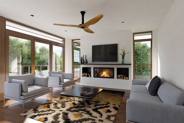 Wheelers Hill Project contemporary-living-room