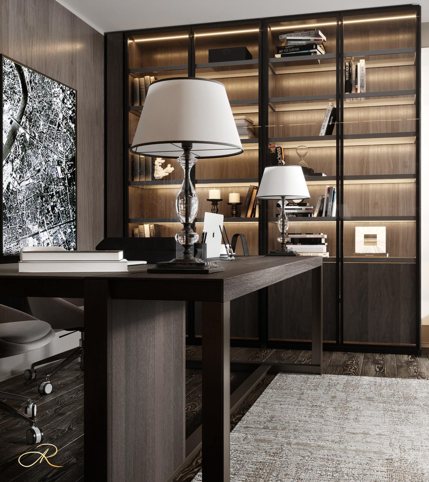 Дизайн-проект "Кабинет для родителей"