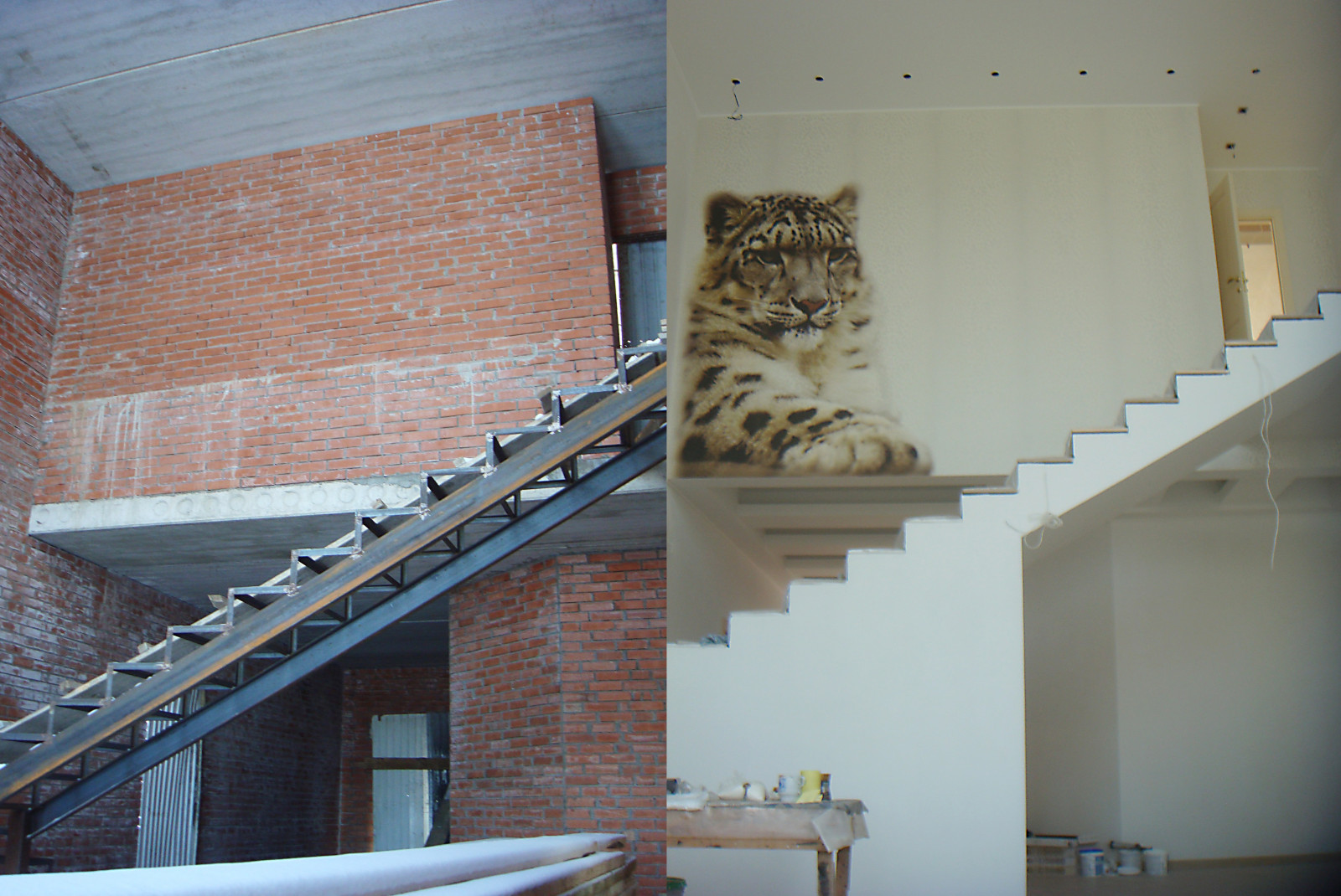 Гостиная, в процессе реализации проекта